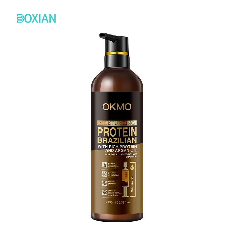 Best wholesale natural moisturizer nourishing skin care hair care keratin shampoo biotin pure organic argan oil shampoo