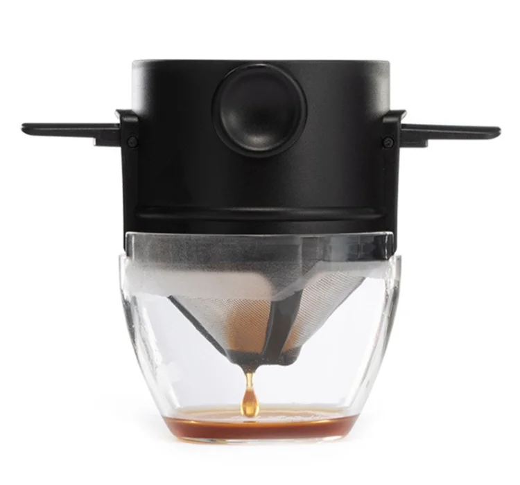 Wholesale Price Foldable Coffee Filter ABS+Stainless Steel Coffee Mesh Filter Reusable Coffee Filter