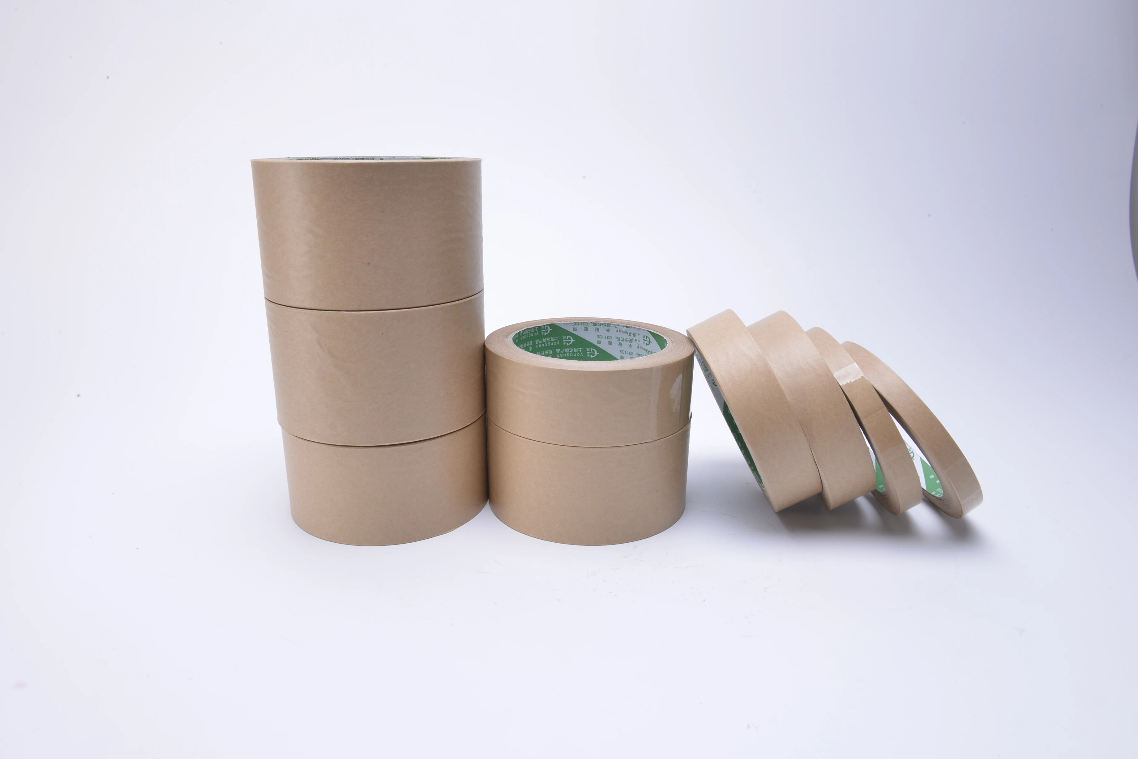 Branded Kraft Brand Paper Biodegradable Brown Logo Custom Adhesive Colored Craft Tape