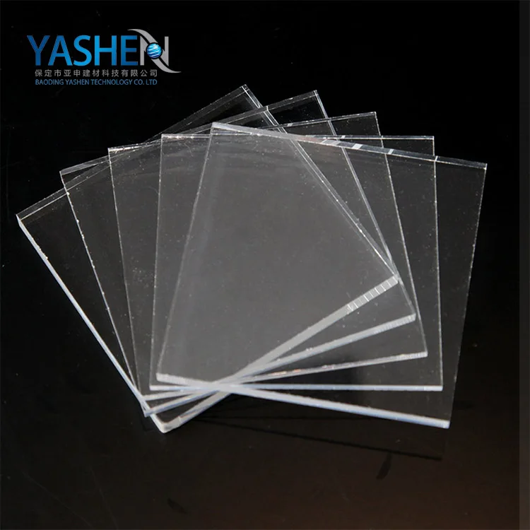 Custom large transparent acrylic cast  clear  pmma  sheet  1mm 2mm 3mm
