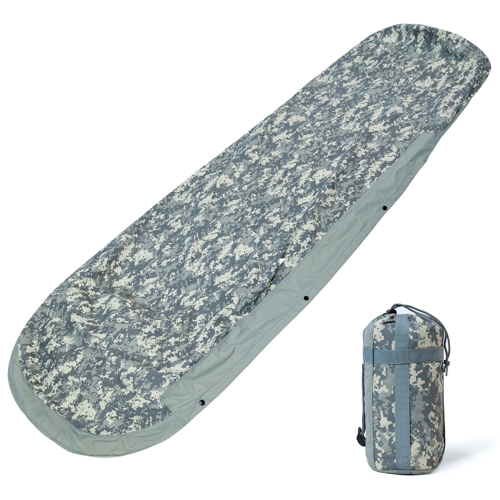 AKmax Modular Sleeping Bag Ultra Lightweight Single Bivy Cover With Pack UCP Camouflage