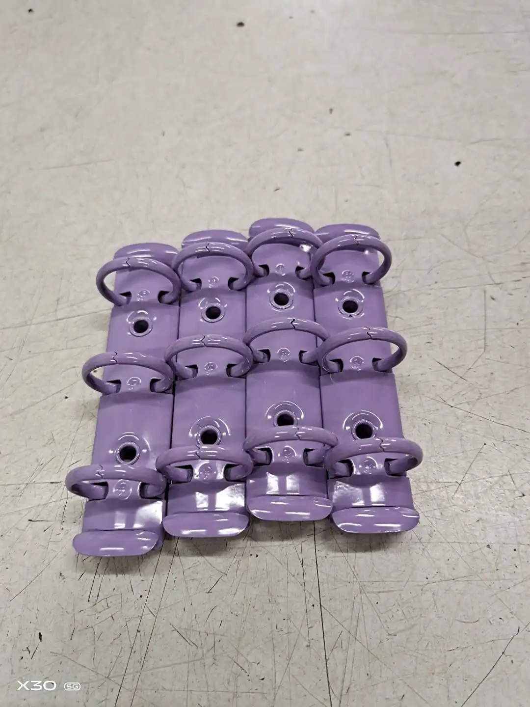 Красочные 3 отверстия мини металлическое кольцо клип TR89-3-19/20 для дневника