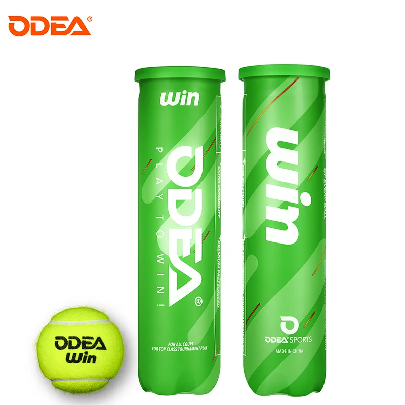 Odear Championship Tennis Ball Manufacturer Extra Duty 57% Wool Woven Felt Custom Wholesale Tennis Balls