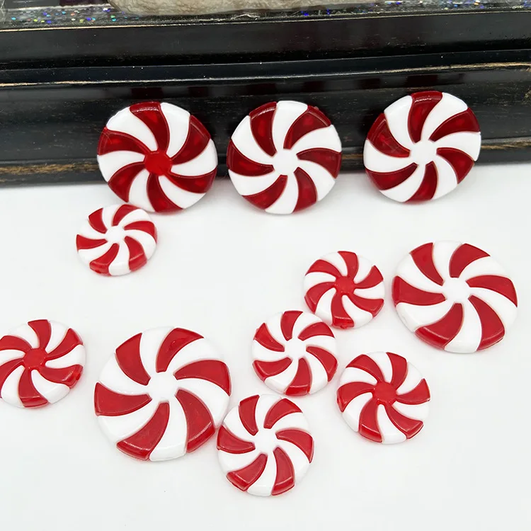 Acrylic Lollipop Christmas Candy Cane Hanging Ornaments Diy Plastic Ornaments Sugar Christmas Tree Decoration Sugar Pendant