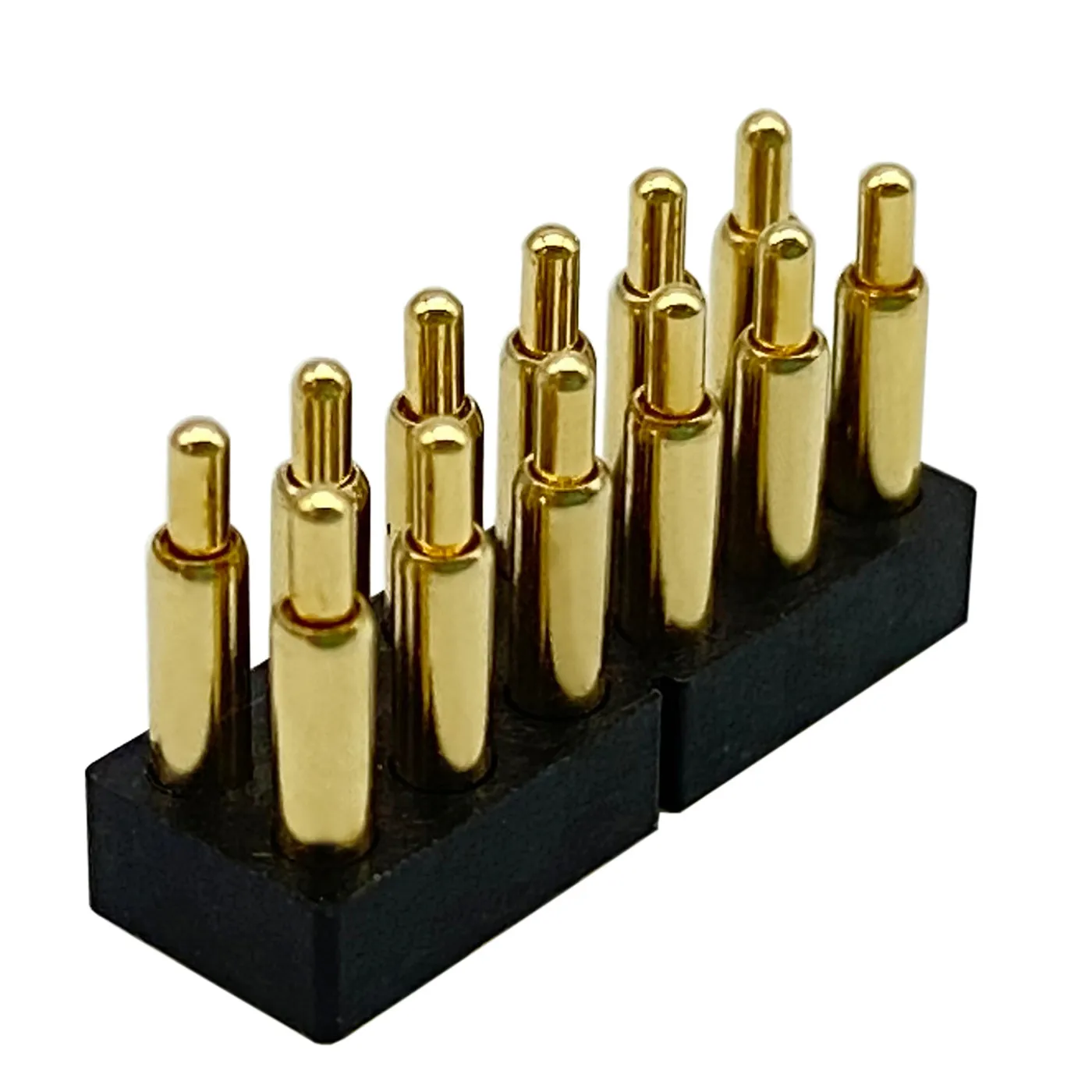 
12pin Metal Spring Loaded Pogo Pins Connectors Header Plug Insert Lithium Battery Connectors Male Female Charge 