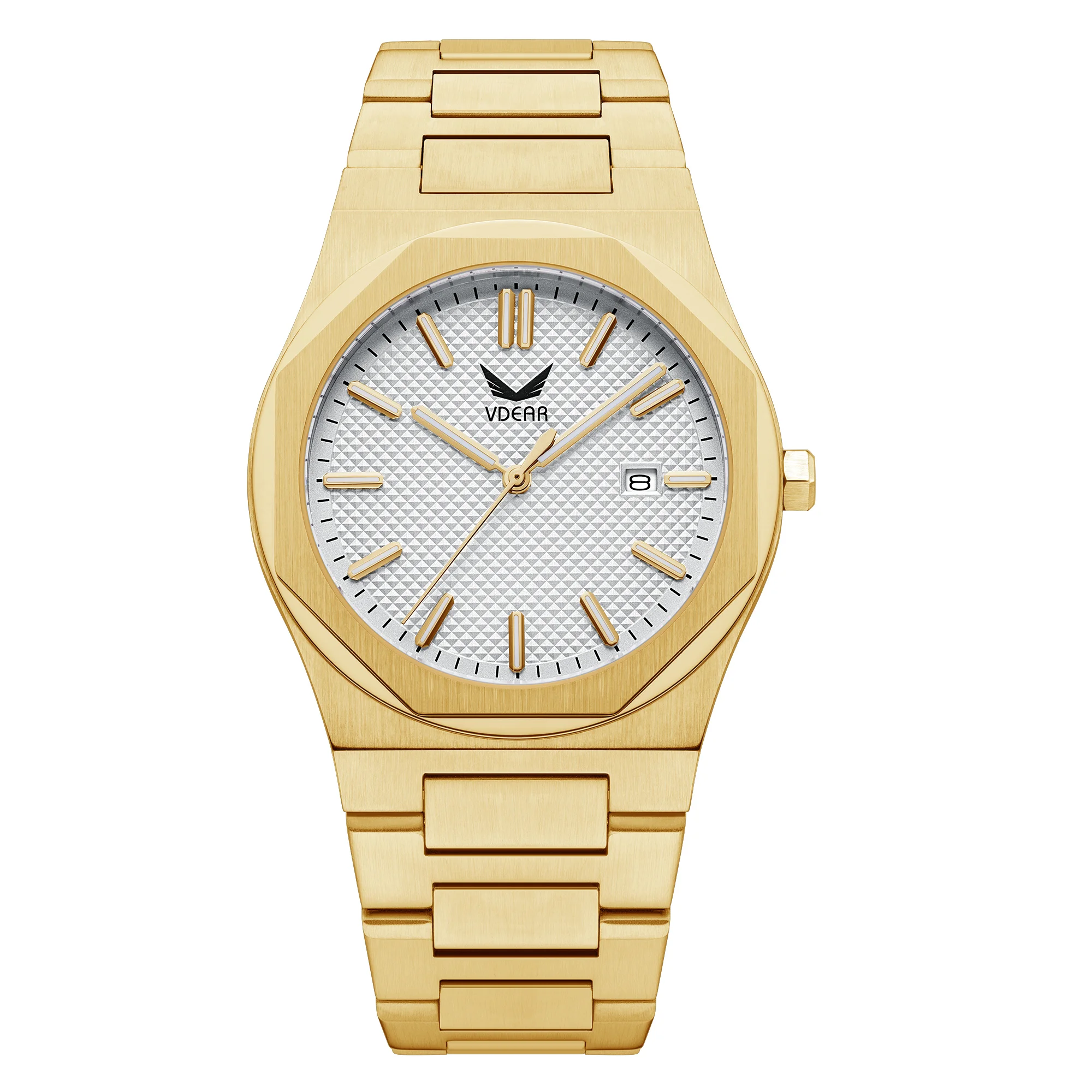 5atm водонепроницаемые кварцевые часы с клетчатым циферблатом