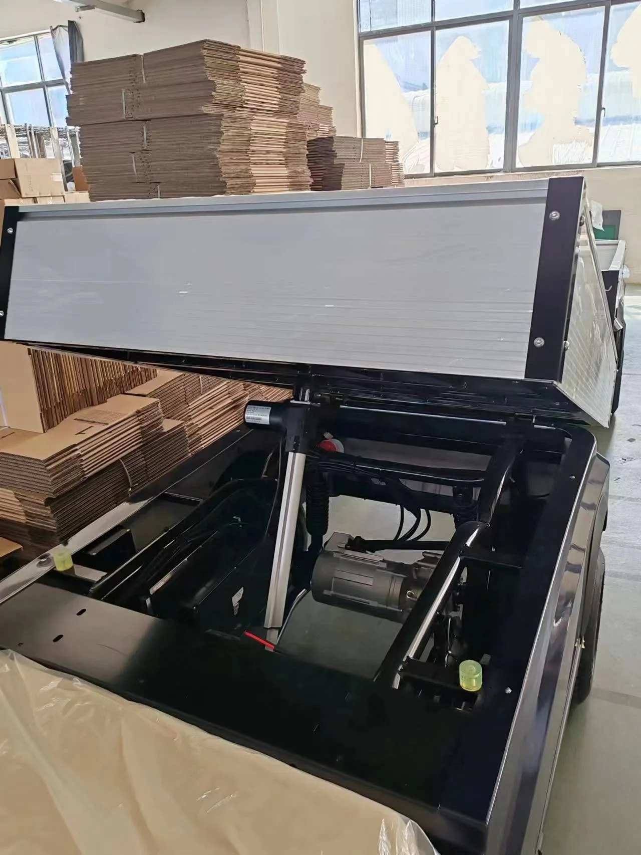 small transporter with dump bed electric cargo buggy vehicle high quality