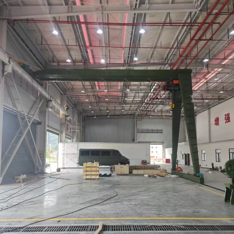 Electric Gantry Crane Gearbox Hoist Lifting Mechanism Construction Outdoor Application 1 30 Ton Loading Motor Engine