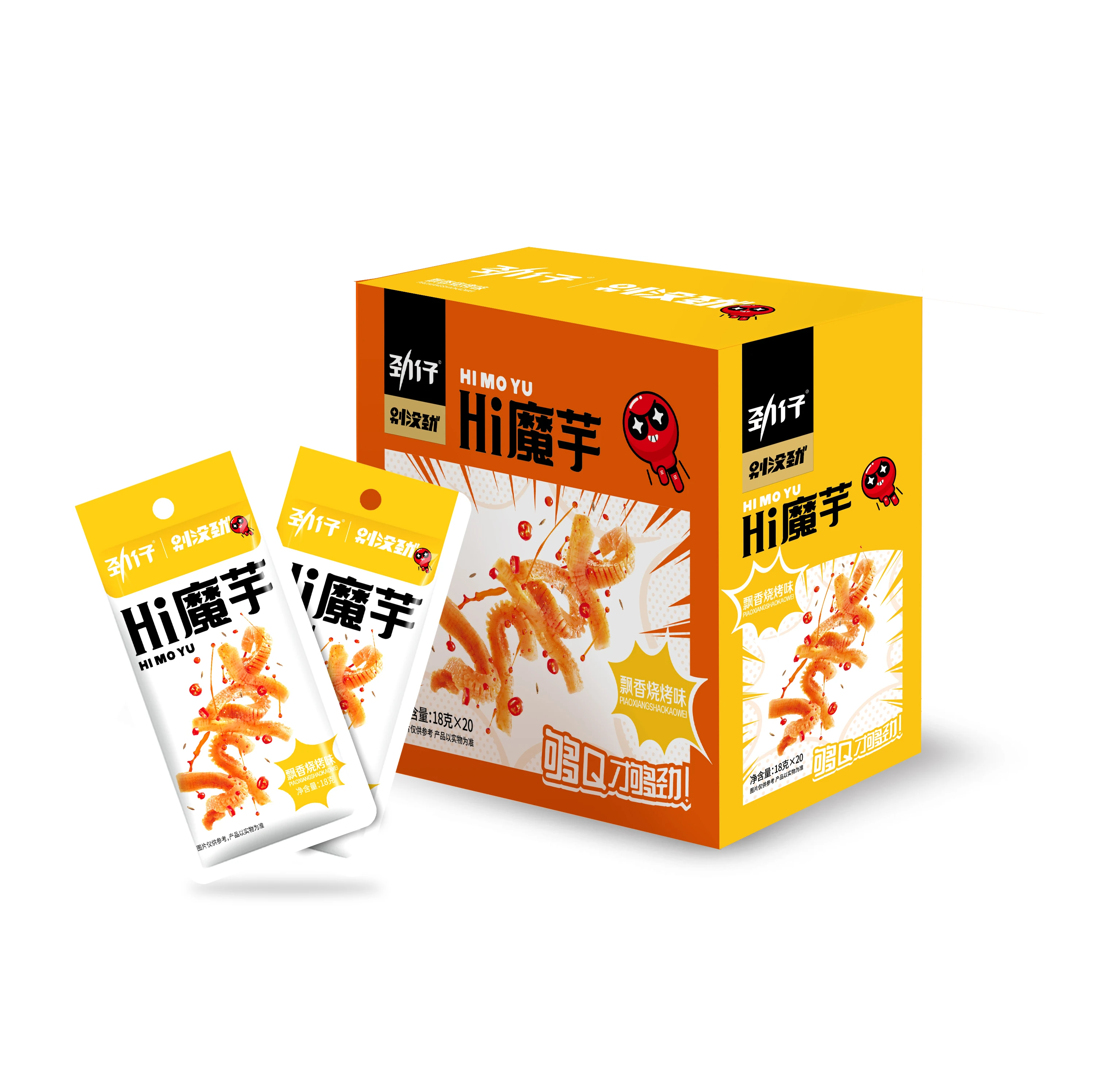 healthy spicy and delicious  food casual Chinese snack food konjac  low calories zero fat