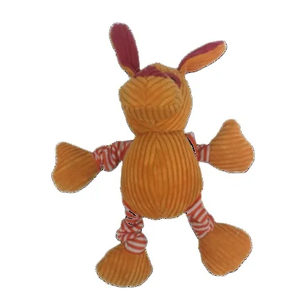 
WA19088 China Factory Eco-Friendly Stretching Hands Feet Animal Elephant Rabbit Chew Pet Dog Plush Toys 