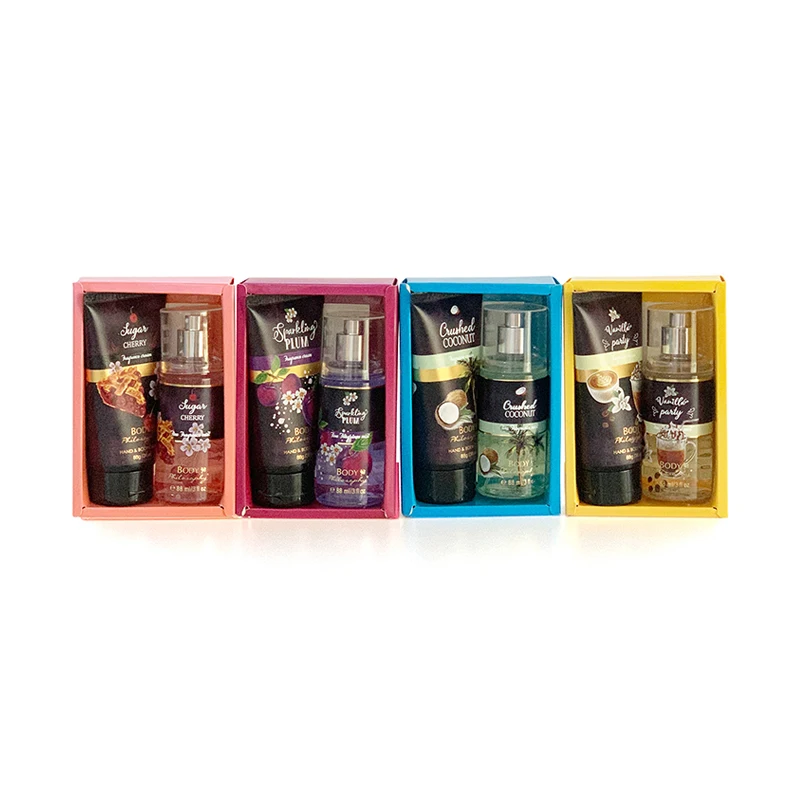 Wholesale 88ml Lasting Deodorant Body Spray And Lotion 2 Pcs Body Mist Body lotion Gift Set