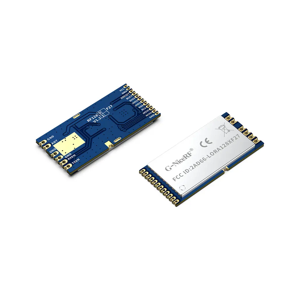 LoRa1281F27 FCC ID & CE-RED Certified 500MW SX1281 chip Long distance 2.4GHz lora rf transceiver