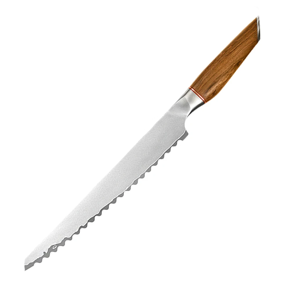 8 Inch Ultra Sharp High Carbon Stainless Steel Professional Serrated Bread Knife