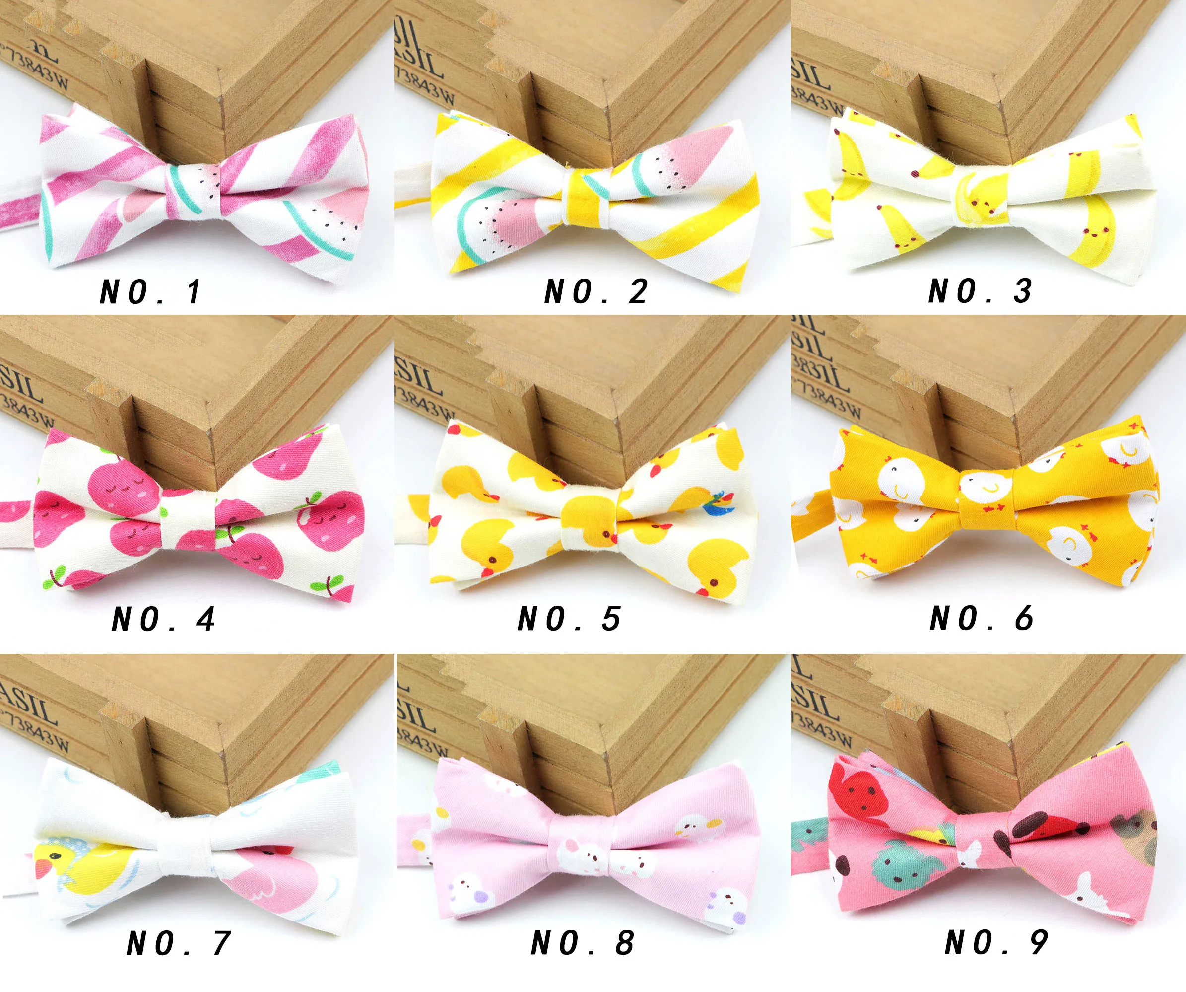 Классический Детский костюм, галстук-бабочка для маленьких мальчиков, Модный хлопковый регулируемый галстук-бабочка для детей, двухцветный галстук-бабочка для собак, кошек