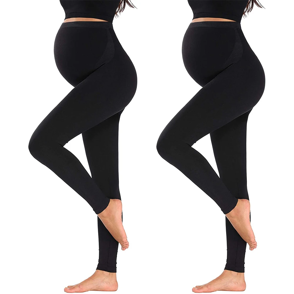 
 Леггинсы для беременных по животу, удлиняющие дополнительные штаны, не просвечивающие штаны для занятий йогой во всех этапах беременности  