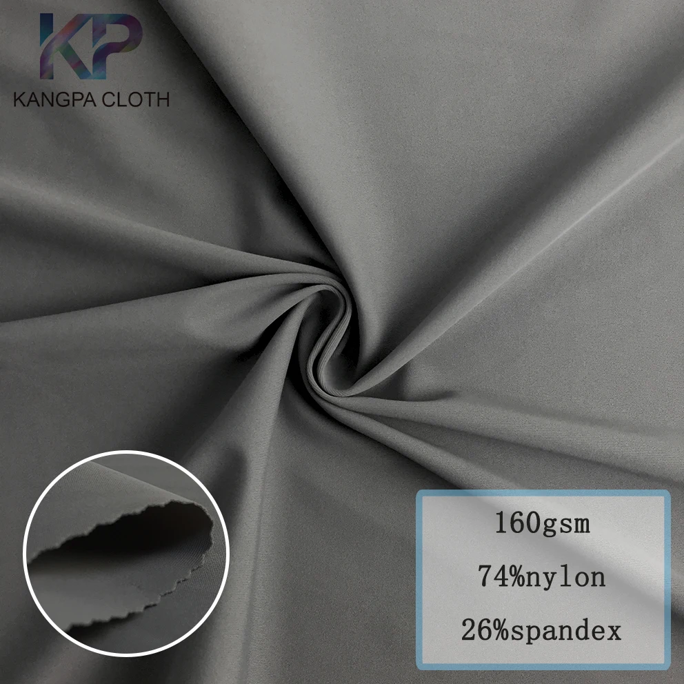 China factory 4 way stretch fabric spandex microfiber jersey soft hand touch  nylon  spandex fabric for sports wear