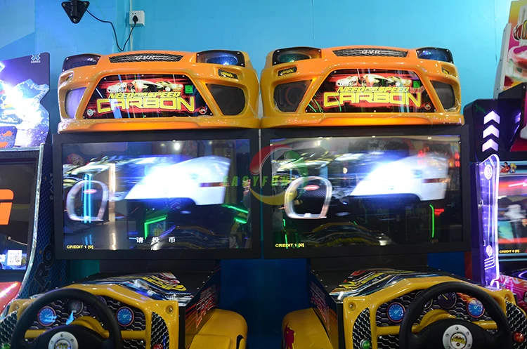 Coin operated amusement parks arcade game car racing game machine