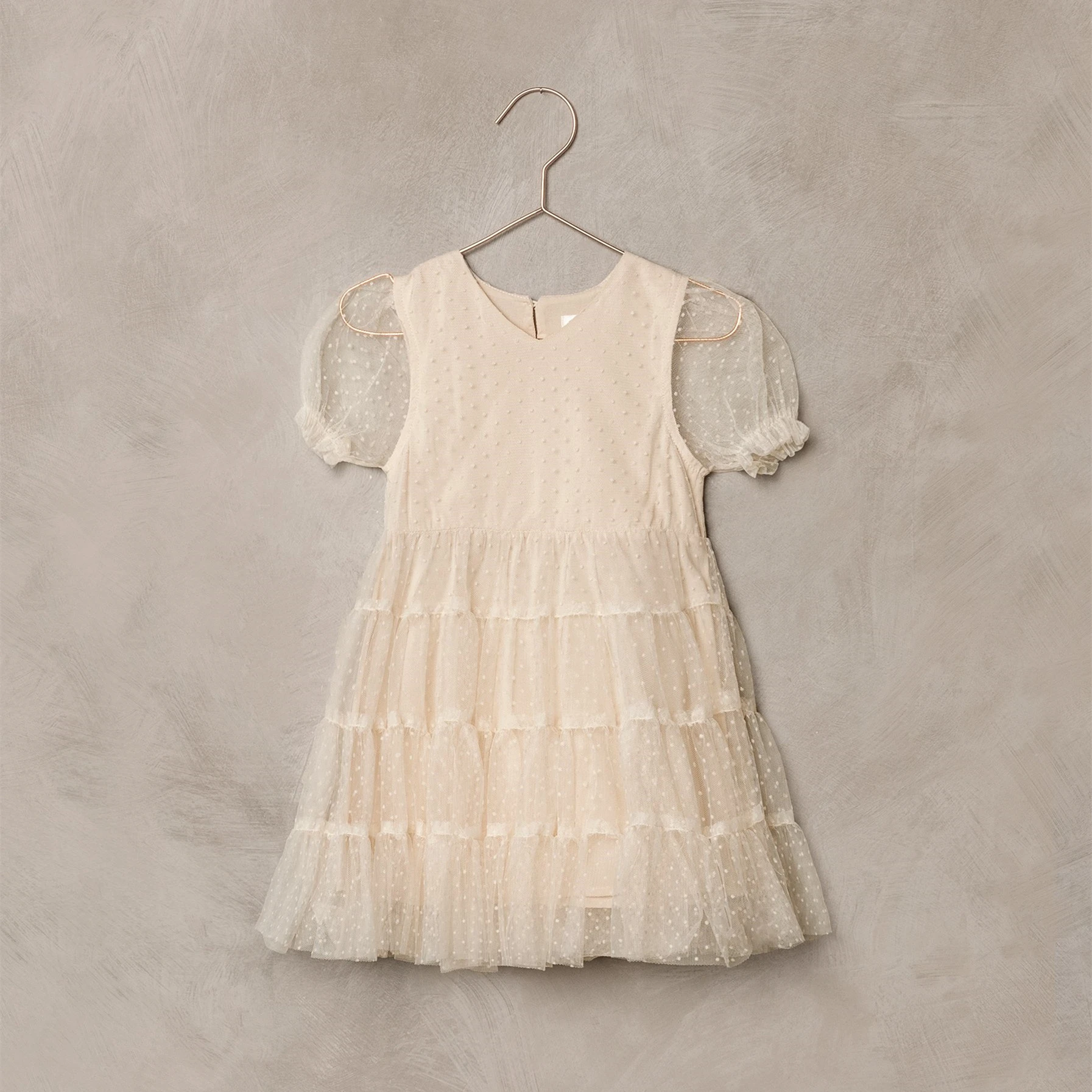 Kids Clothes Children Wear Baby Dresses Custom Lace with Puff Sleeves Summer for Girl Clothes