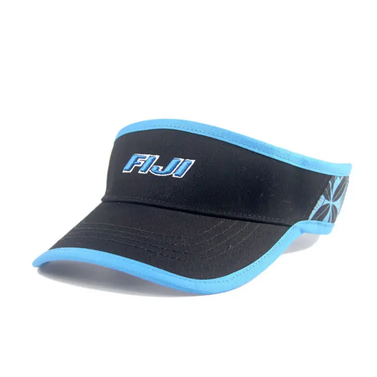 FOCUS Wholesale Custom Logo Visor Hat Summer Sports Cap Adjustable Cotton Golf Visor Hat Unisex Cap Custom Logo for Promotional