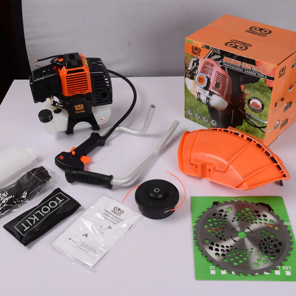 O O Power 1E40F Gas 2-Stroke 43cc Brush Cutter Gasoline Cleaning Saw