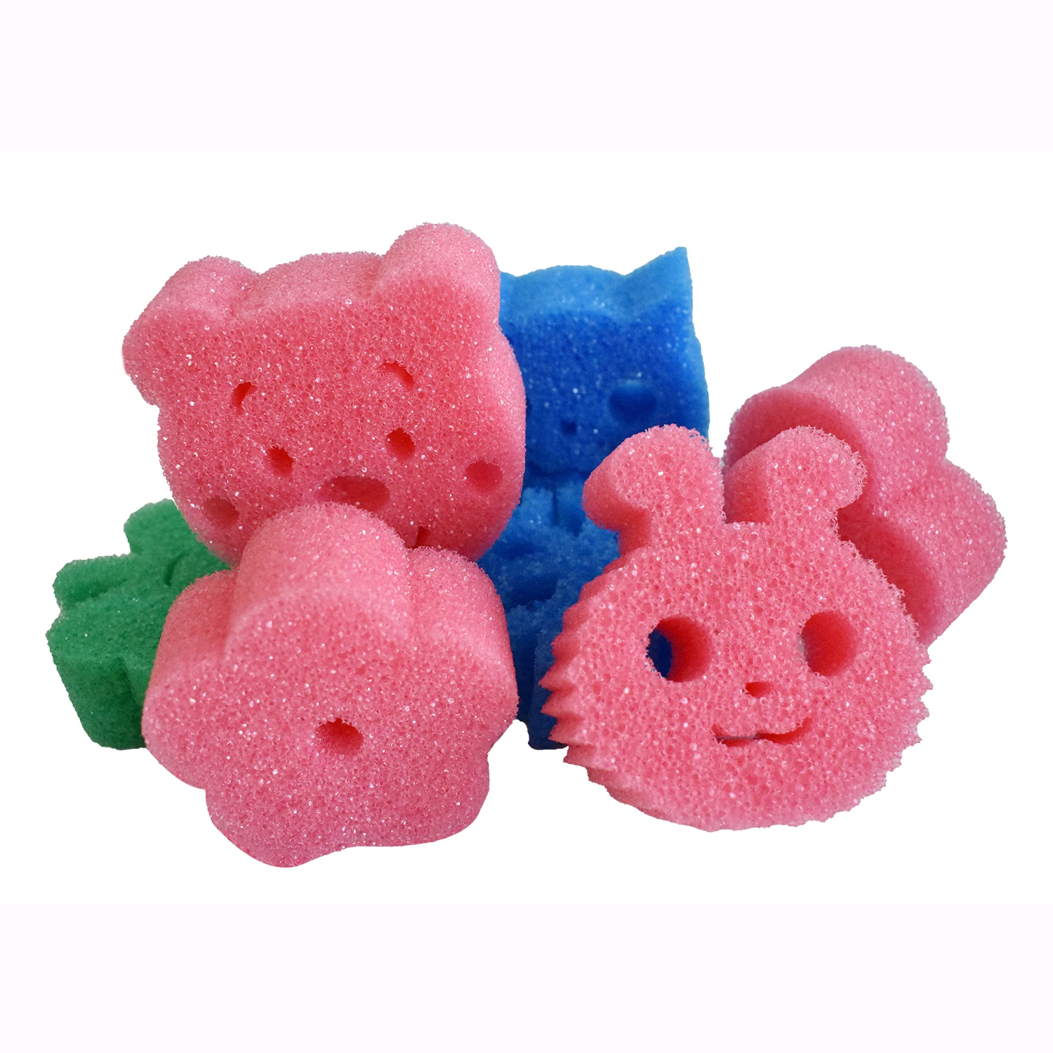 Kitchen and Bathroom Cleaning Sponge Temperature Sensing Dish Washing Sponge With Scrub Feature for Home Use