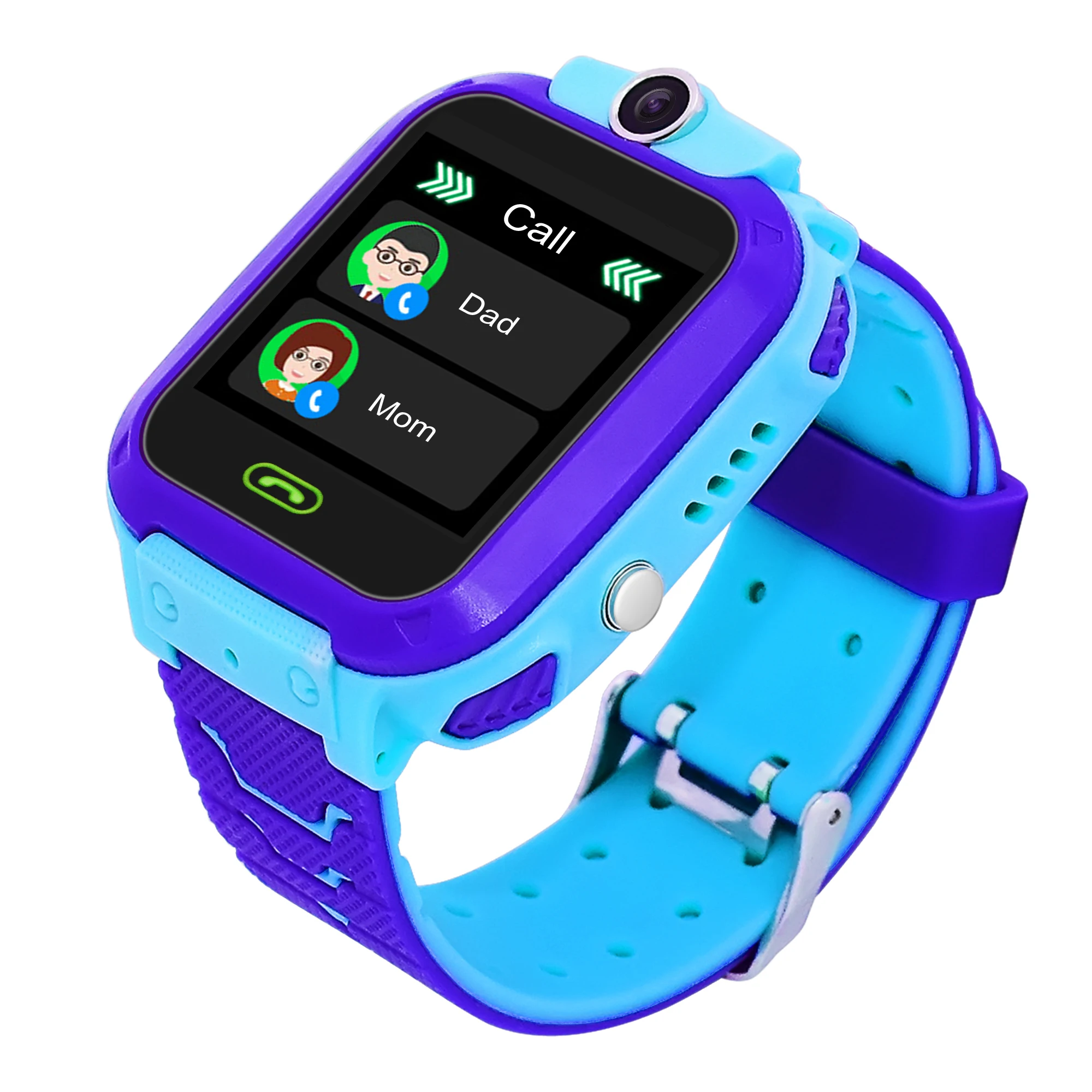Hot Sale Christmas Gift Children Led New Model 2022 Gps Smartwatch Led Touch Bracelet Hidden Camera Kid Smart Watch Q12