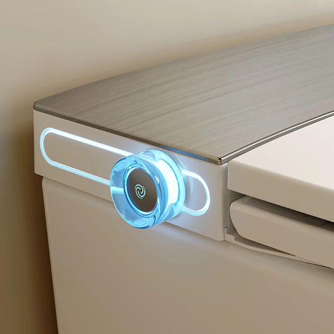 S024 High-End Hotel Bathroom Wc Remote Control Toilet with UV Light Automatic Flushing Electric Heated Toilet Bidet Smart Toilet