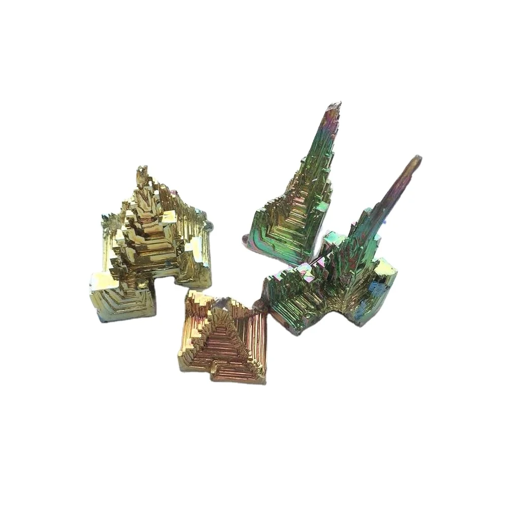 
wholesale natural bulk little raw Colourful bismuth ore for sale 