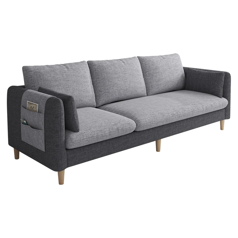 Modern cloth sofa living room furniture small family fabric sofa combination
