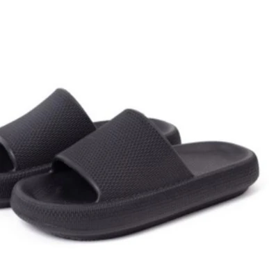 2021 comfortable slippers slides yeezy eva men slides slippers open toe  chunky sole sandals beach slippers