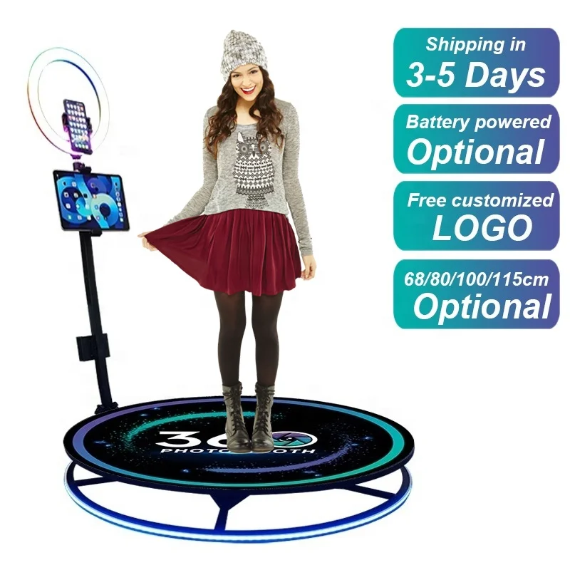 Dropshipping Automatic 360 Video Camera Photobooth Machine 360 Degree Selfie Photo Booth