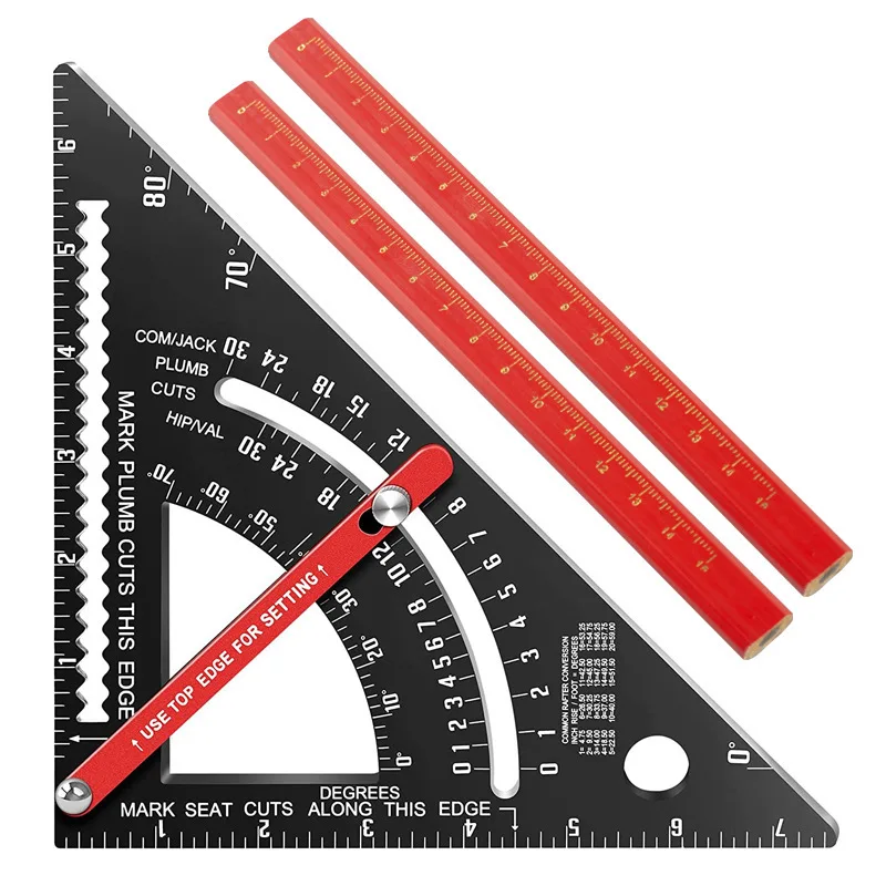 7 inch triangle ruler adjustable ruler Woodworking Triangles Speed Squares