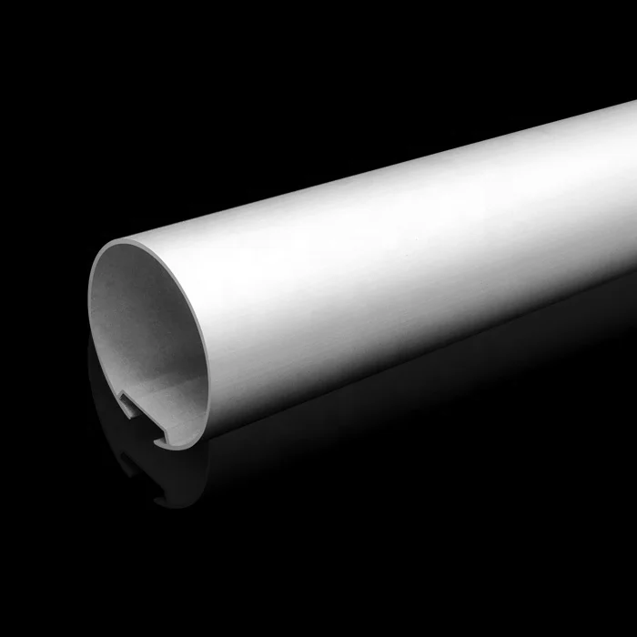 
Aluminium Curtain Rail Profile 0.8mm Thickness 38mm Roller Blind Tube 