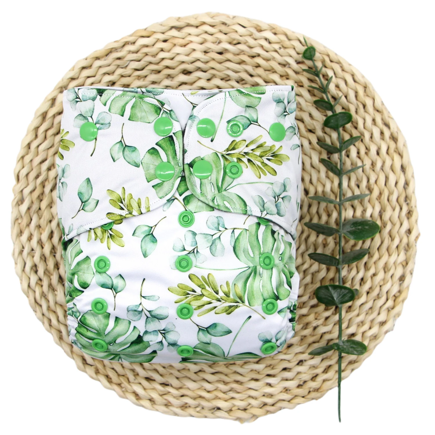 Custom Wholesale Baby Reusable Nappies Bamboo Charcoal Washable Cloth Diapers