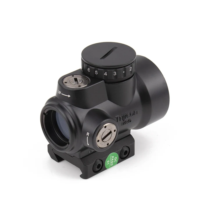 NcDe Holographic Tactical Optics 1x25mm 2.0 Adjustable Red Dot Range Targeted with Low Mounting Rifle Sight for Hunting