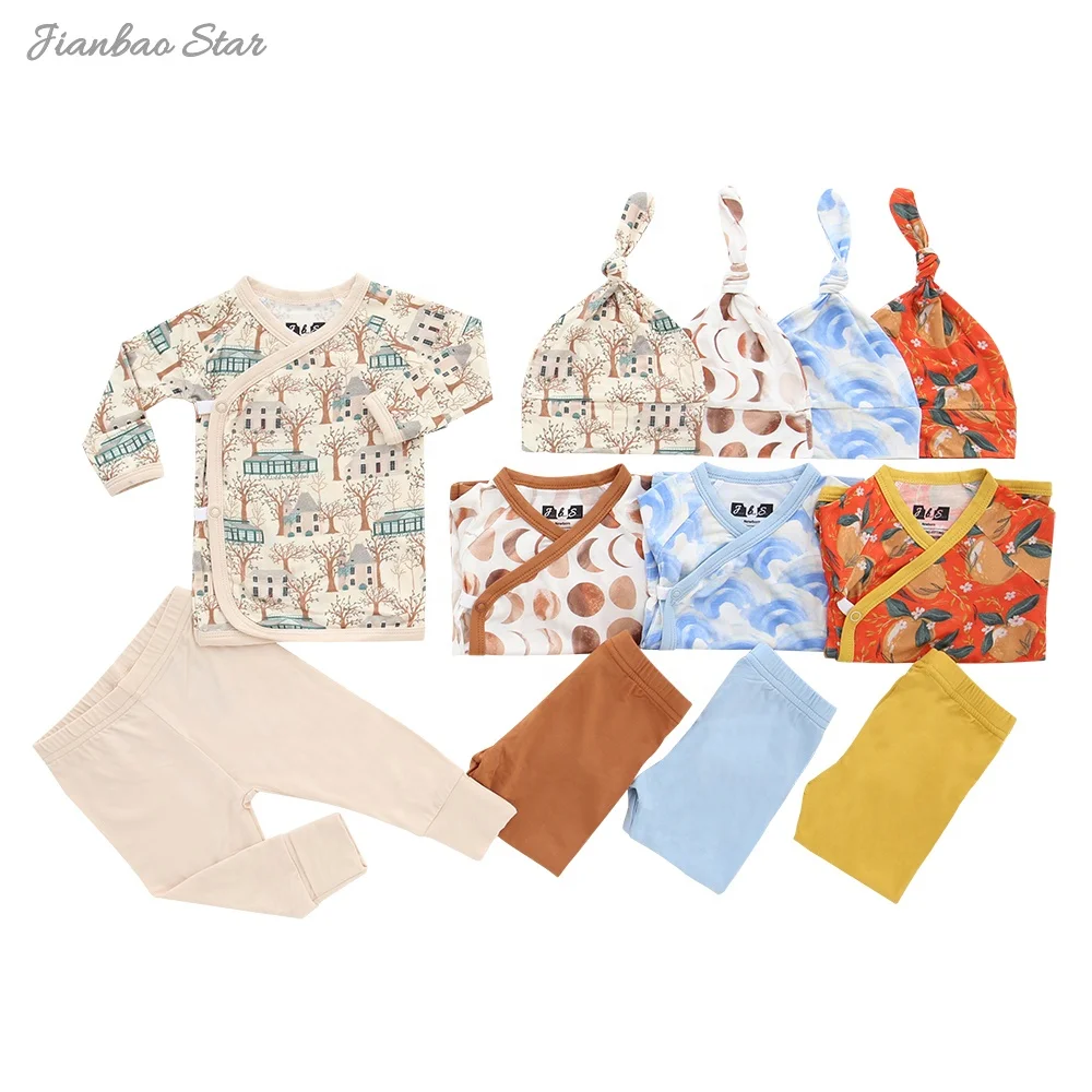 Wholesale Newborn Baby Long Sleeve Romper Suit Fashionable 100% Cotton Comfortable Soft Winter Design Bamboo New Design Fashion