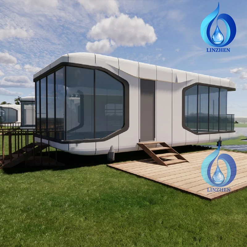 Container house expandable 40ft for  3-4 people expandable prefab container house  expandable foldable tiny home house