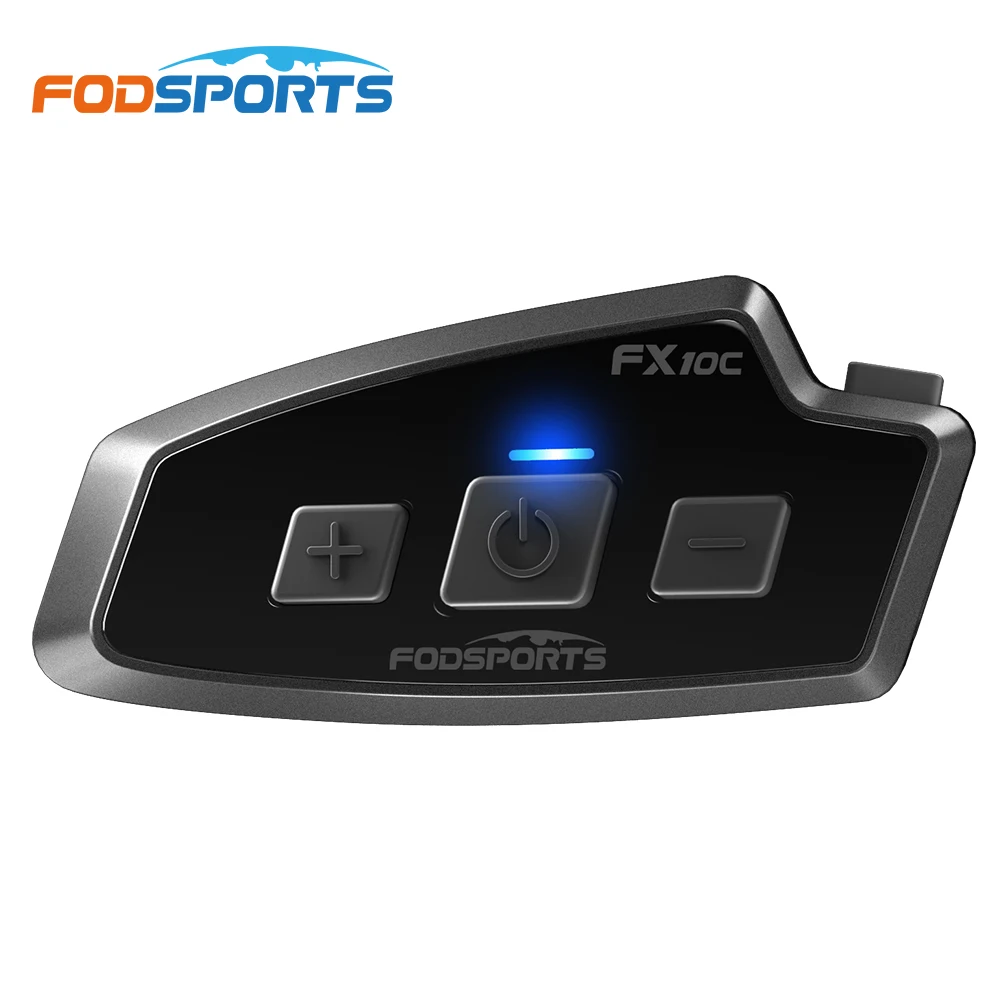 Fodsports FX10C Unlimited number of connections Full duplex intercom headset 1000M motorcycle bluetooth helmet intercom