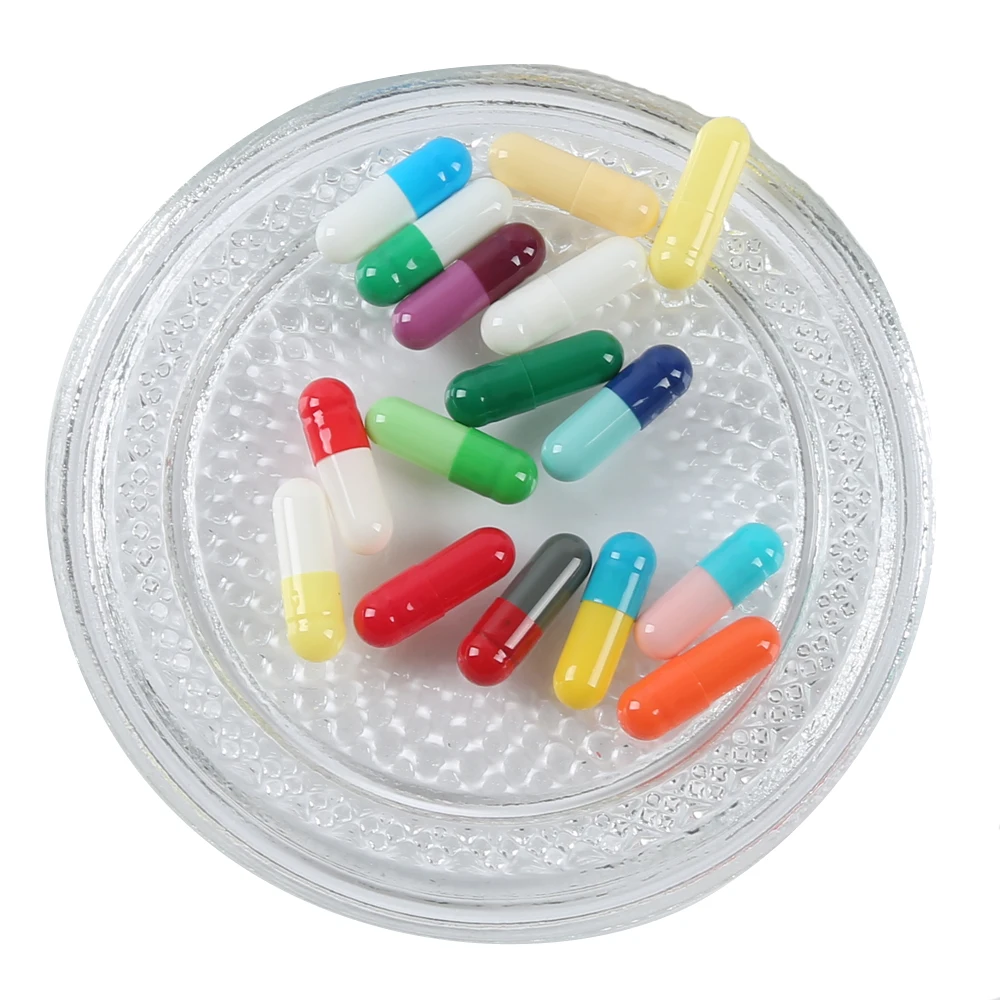 Multi - color optional hollow gelatin capsules manual capsule
