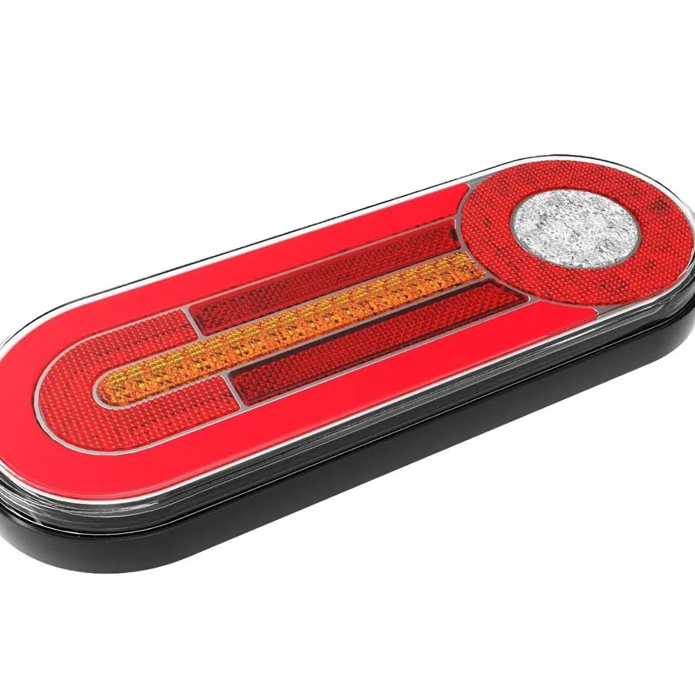 Led 10Inch Oval Truck Tail Light For Truck Trailer Rv And Boat