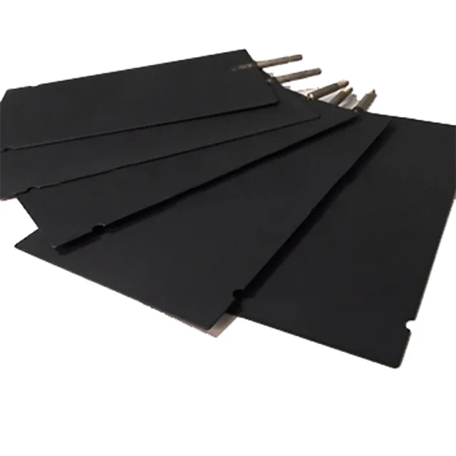 Mmo dsa ru-ir  lead platinum coated plate mesh rods tubular Gr1 Gr2 titanium anode for  production of sodium hypochlorite