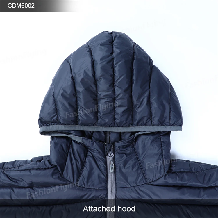 Fuzhou Fashion Flying China Factory Custom Black Winter Padding Down Jacket Men