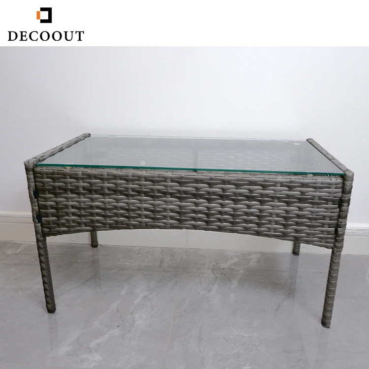 New Assembly Outdoor Furniture Rattan Chairs Coffee Table Garden Restaurant Dining Outdoor Table And 4 Chairs Set