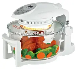 High quality, multifunctional, safe, round, non stick 12L el-916d microwave oven light wave oven