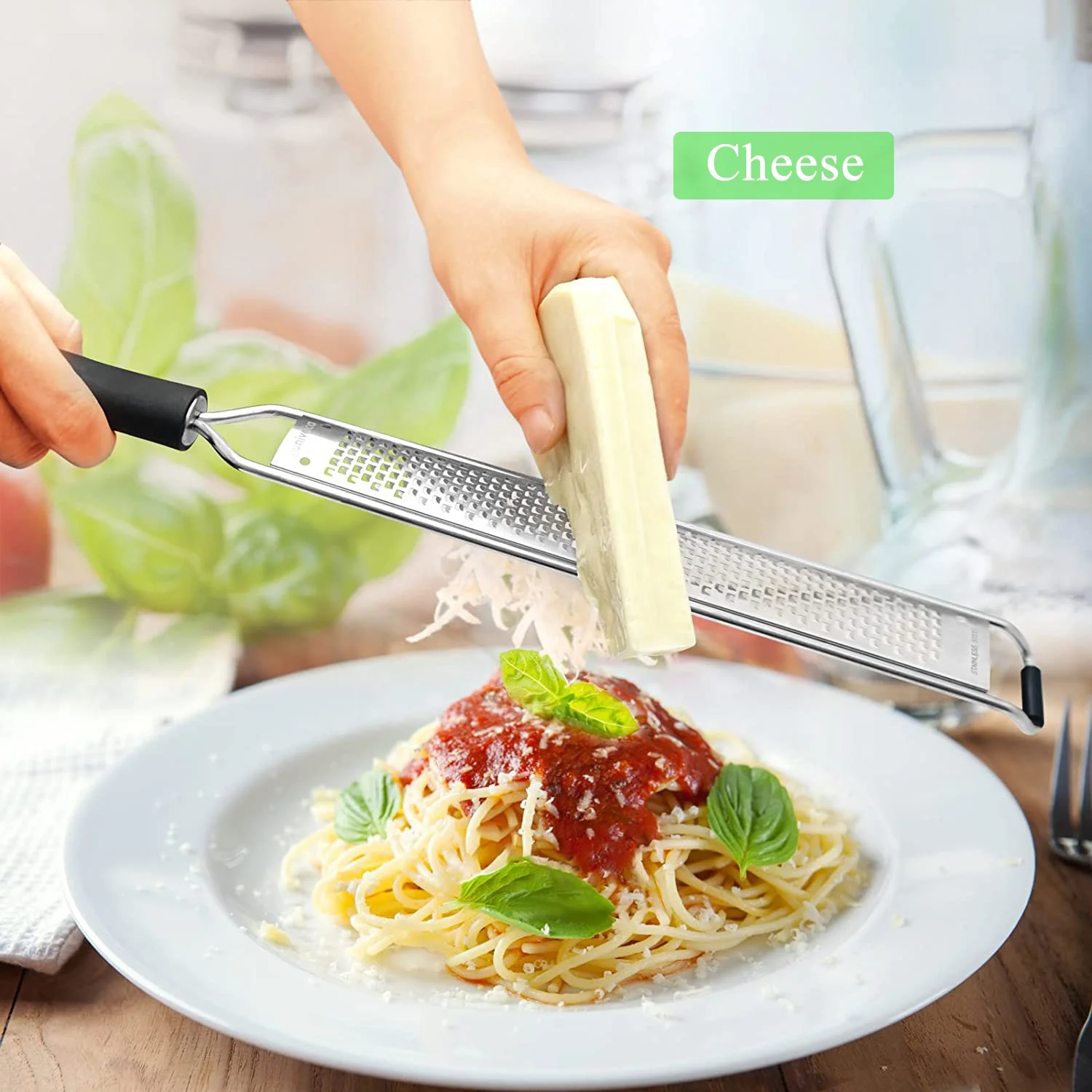 Multifunctional Grater Stainless Steel Manual Lemon Zester  Coconut Vegetable Cheese Grater