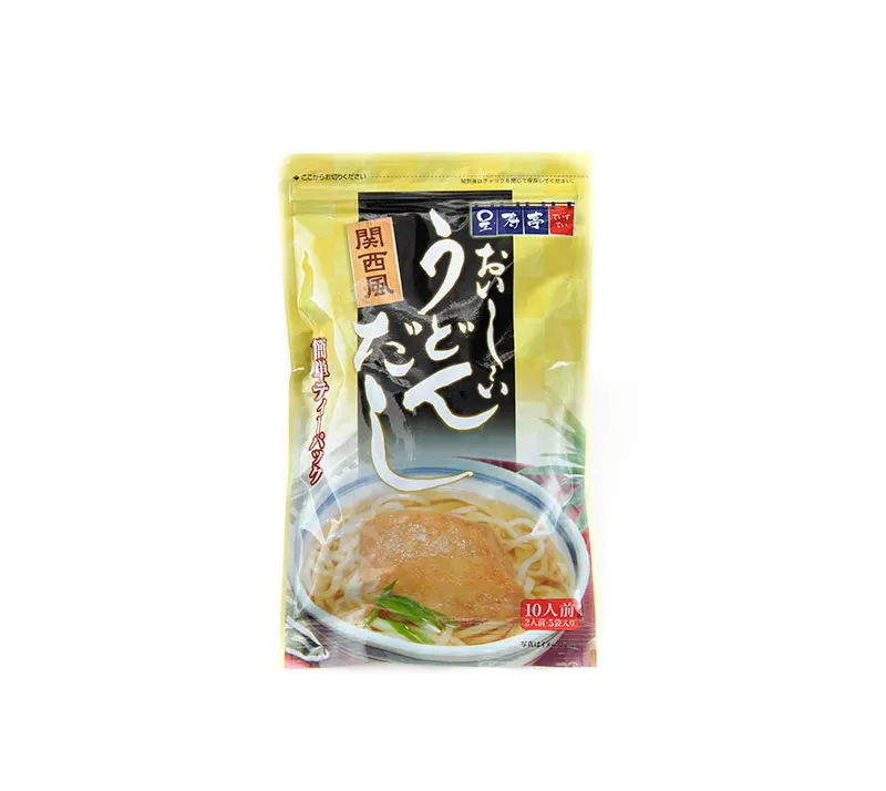 Japanese noodle instant food production with the fried tofu is cooked sweetly