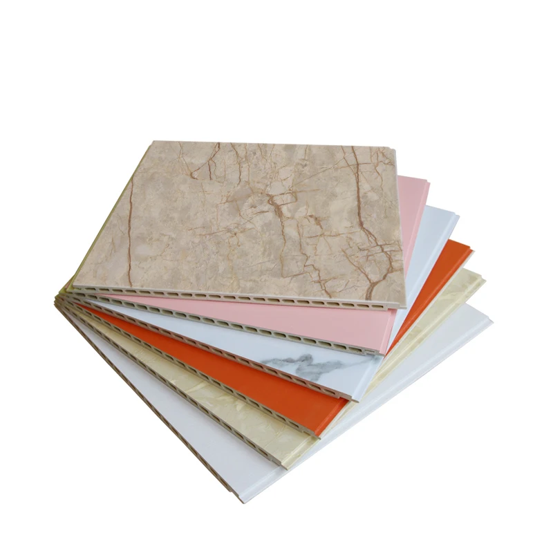 
High quality fire water proof wpc wall panel interior siding waterproof wall panels glossy marble color 