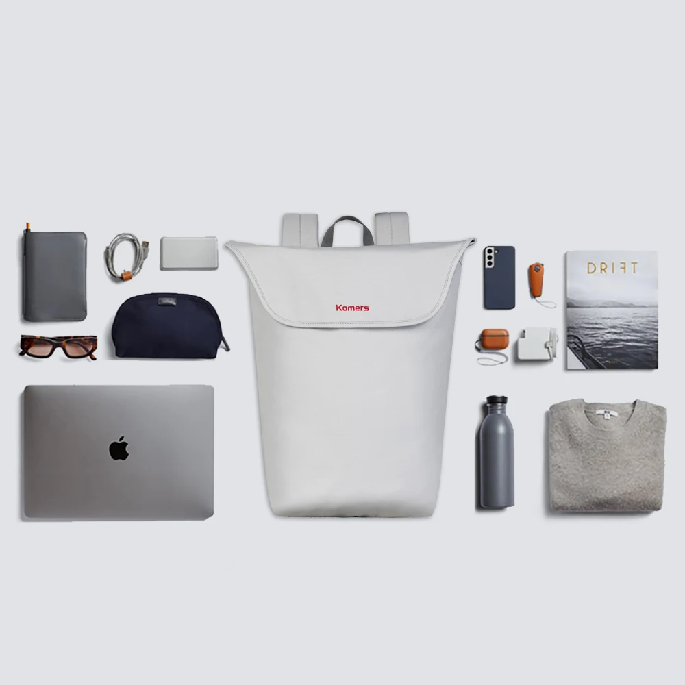 Komers 2023 fashion  Eco-friendly recycled backpack custom logo 900D Laptop Backpack for College Business School Backpack