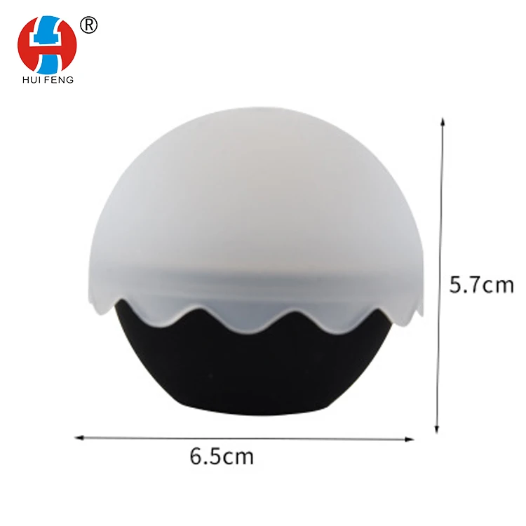 Low temperature resistant, convenient, easy to clean, silicone round ice hockey with cover, whiskey ice block mold