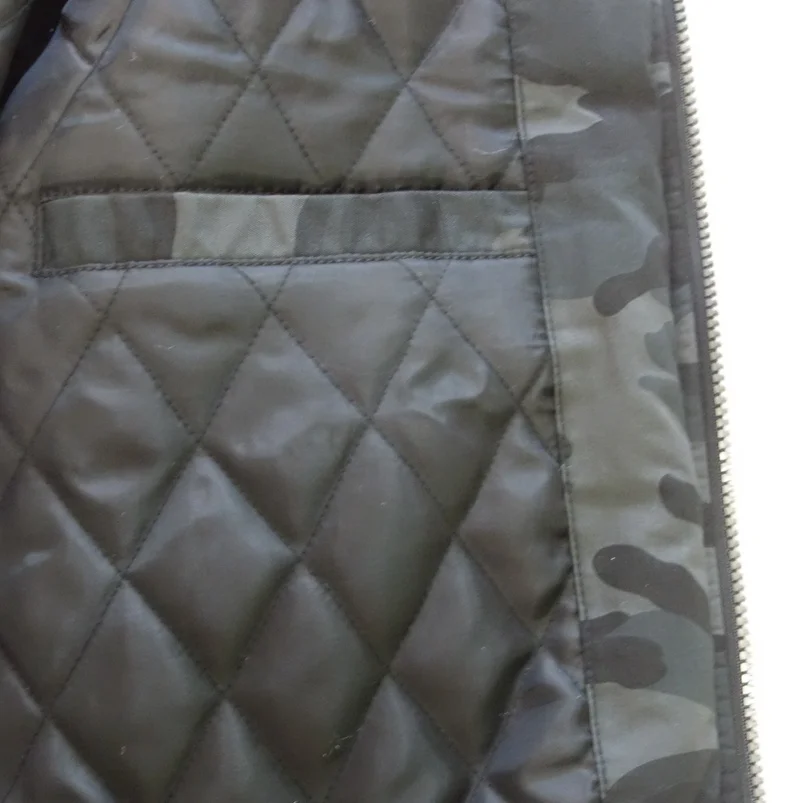 
competitive price suitable camo black cotton varsity jackets for men 